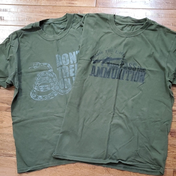 Port and Company Other - Green Graphic Dont Tread On Me T-Shirts Set